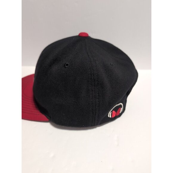 Monster Audio Pacific Headwear SnapBack Hat Cap Car audio Amplifier Black Red - Picture 3 of 9